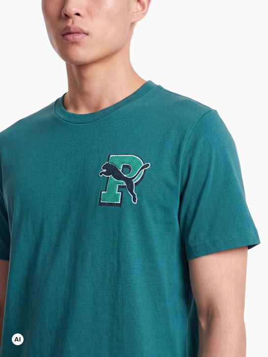 PUMA T-Shirt Dunkelgrün 121779 2