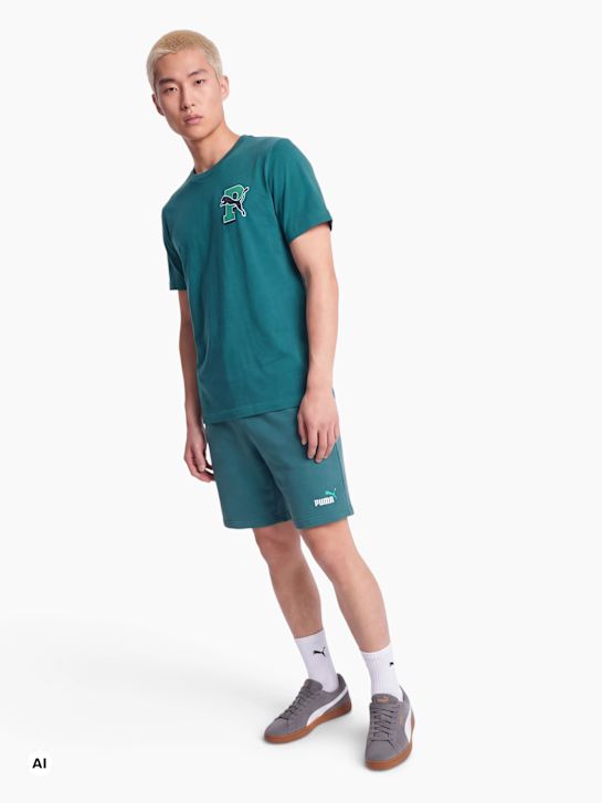 PUMA T-Shirt Dunkelgrün 121779 3