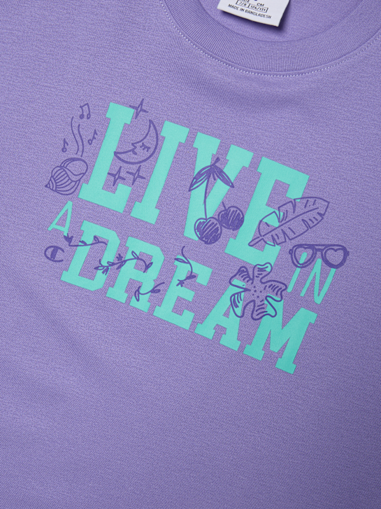 Champion T-Shirt Lila 124574 3