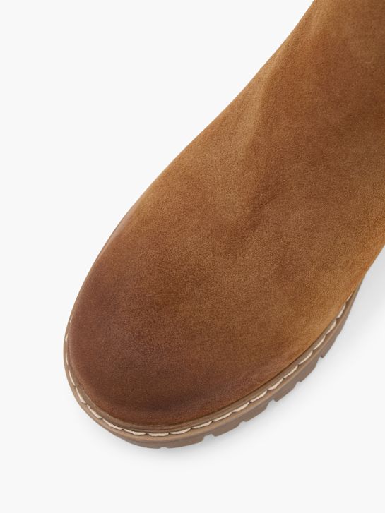 Claudia Ghizzani Højhælet chelsea boot Cognac 122347 6