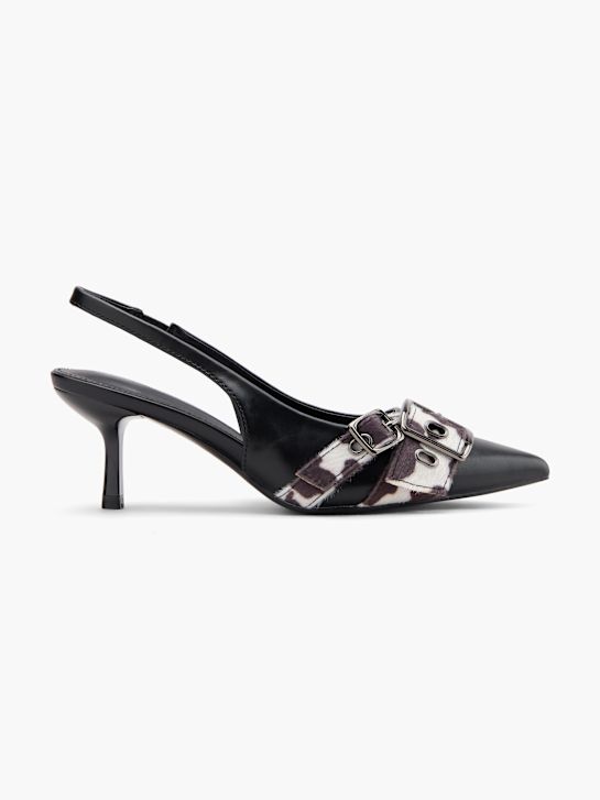 Claudia Ghizzani Slingpumps Schwarz 122373 1