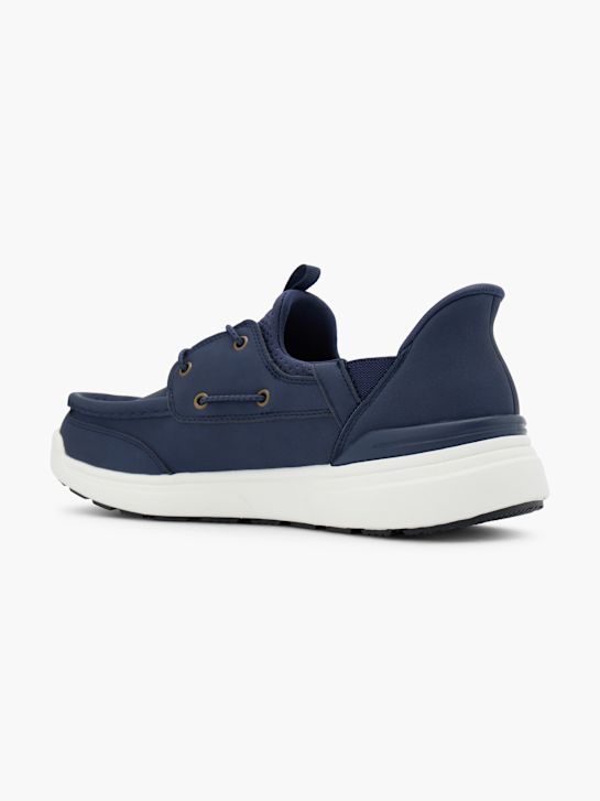 Skechers Slip On Sneaker Blau 122558 3