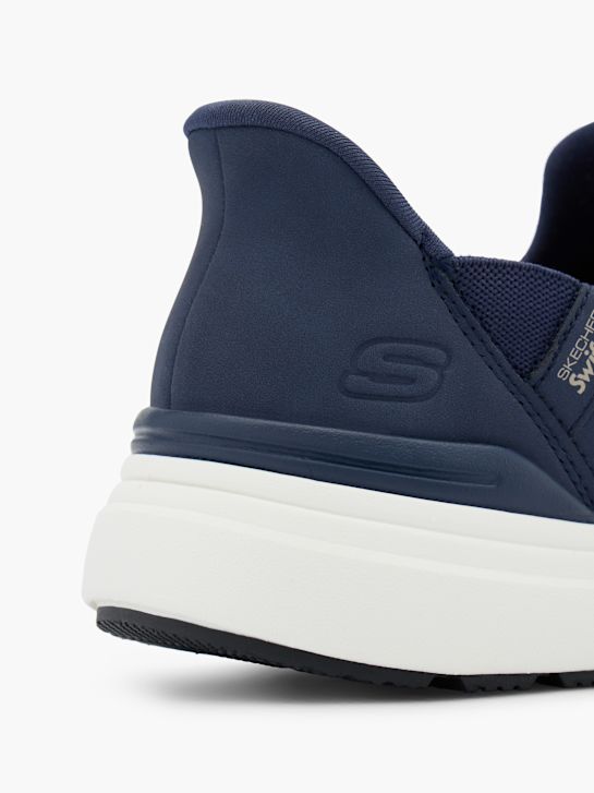 Skechers Slip On Sneaker Blau 122558 5