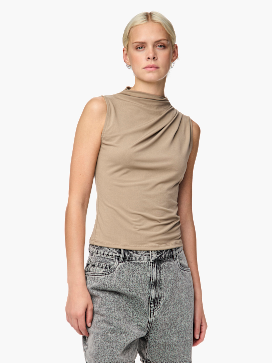 PIECES Top Taupe 122704 3
