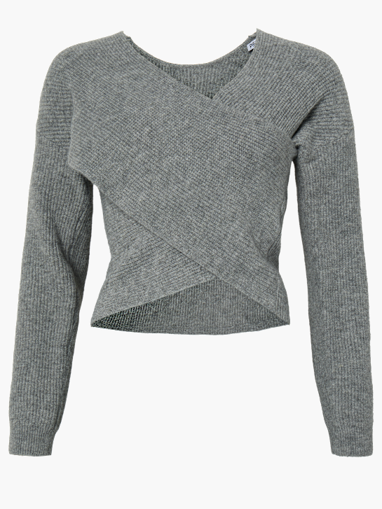 PIECES Strickpullover Grau 122707 5