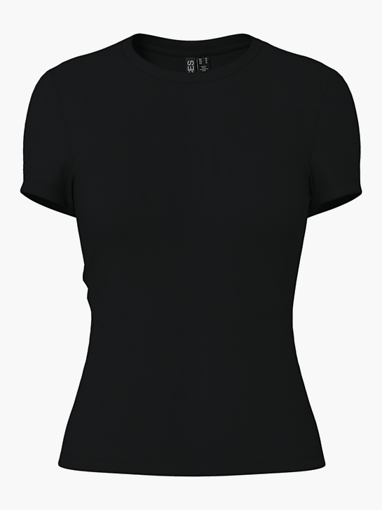 PIECES Tee-shirt Noir 122706 3