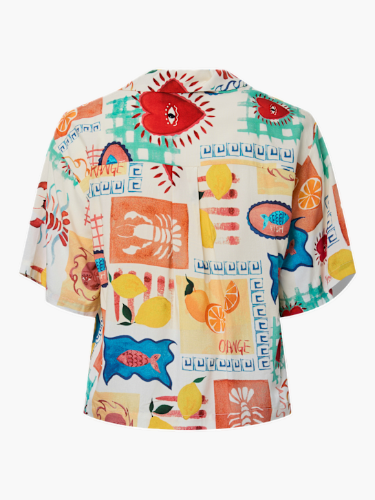 PIECES Bluse Orange 122728 3