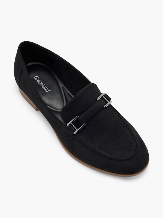 Graceland Loafer Sort 122835 2