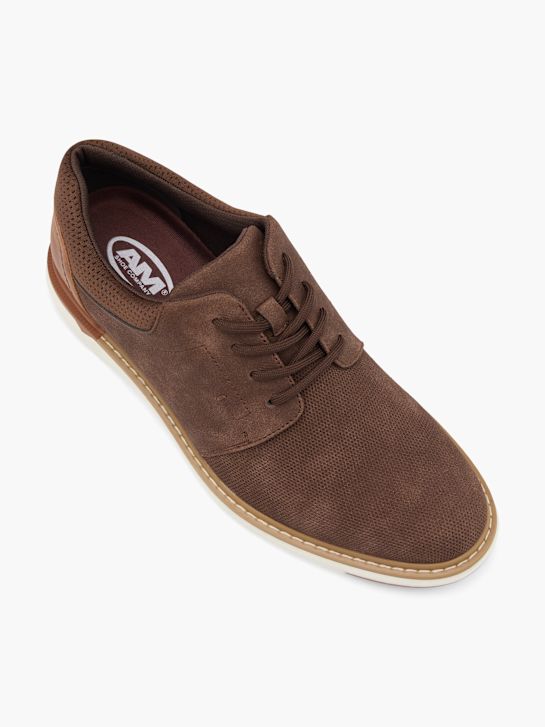 AM SHOE Společenská obuv Hnědá 122975 2