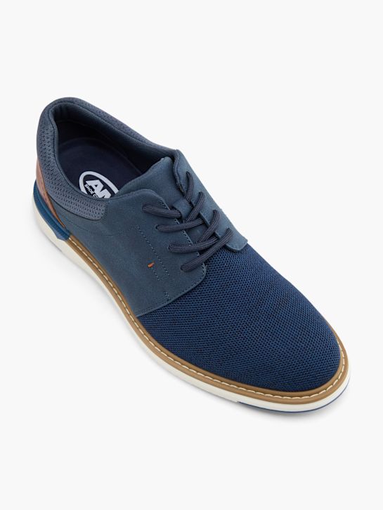 AM SHOE Poslovni čevlji Modra 122974 2