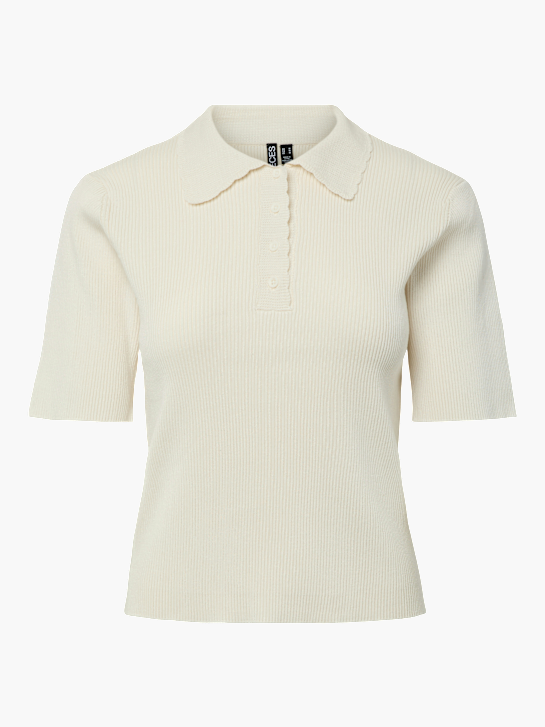 PIECES Polo-Shirt Weiß 122867 2