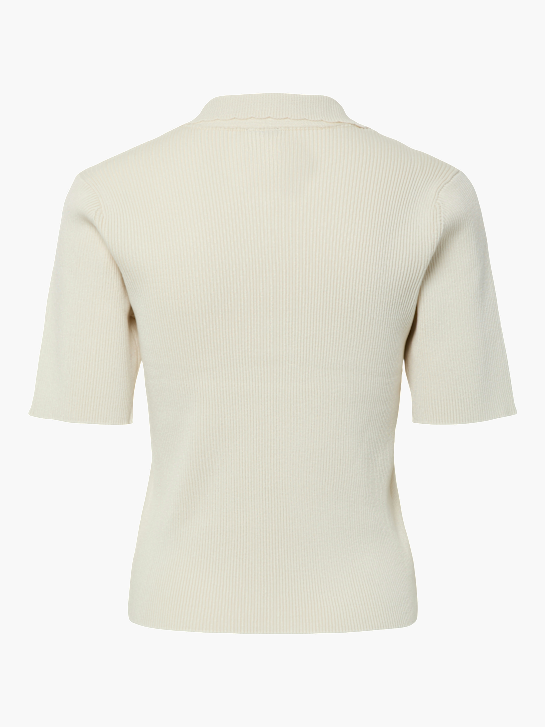 PIECES Polo-Shirt Weiß 122867 3