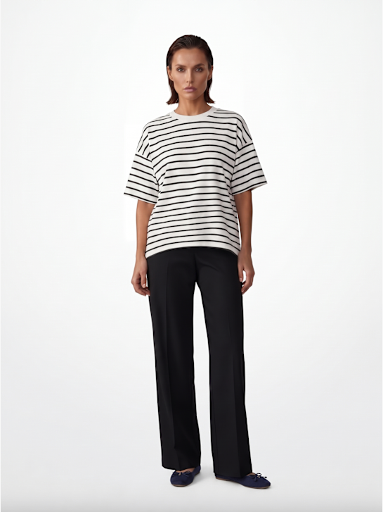 PIECES Tee-shirt Blanc 122973 4