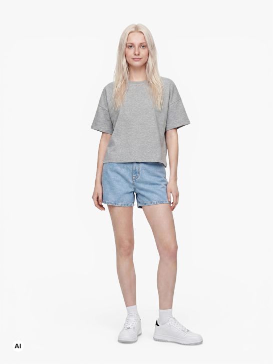 PIECES Šortai Džinsinė 123014 3