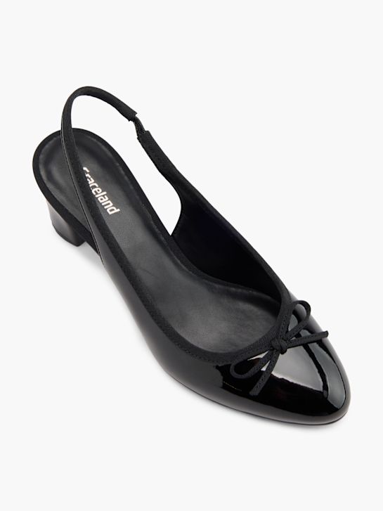 Graceland Slingback pump Sort 123146 2