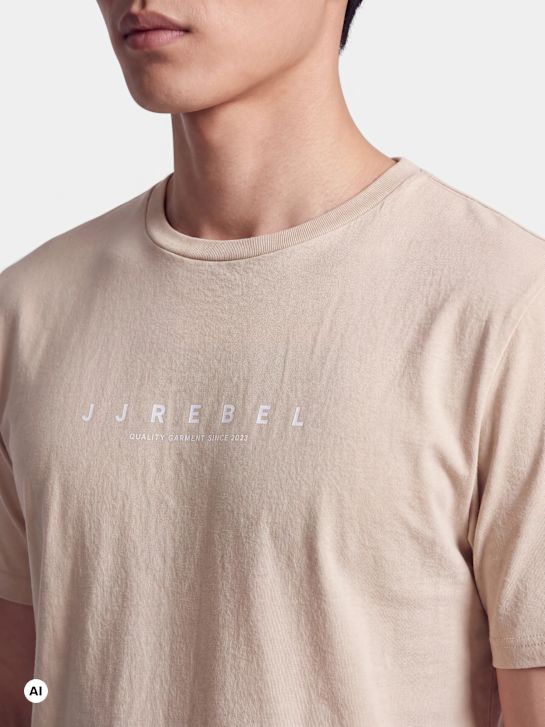 JJ Rebel T-Shirt beż 123042 4