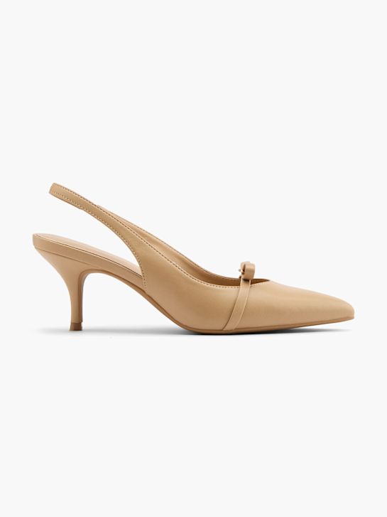 Graceland Slingback pump Kamel 123416 1