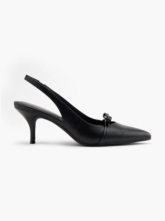 Graceland Slingback pump Sort 123424 1