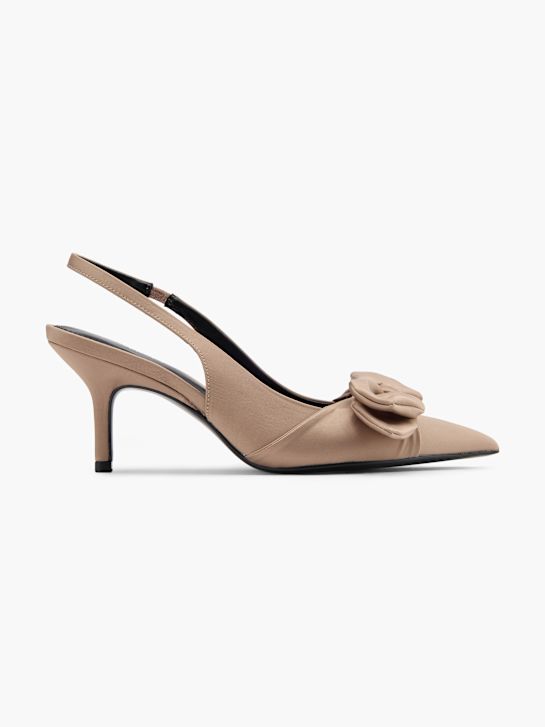 Catwalk Lodičky s otvorenou pätou Sivohnedá 123333 1