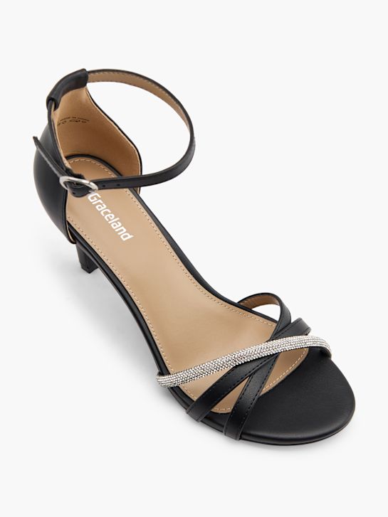 Graceland Sandalette Schwarz 123329 2