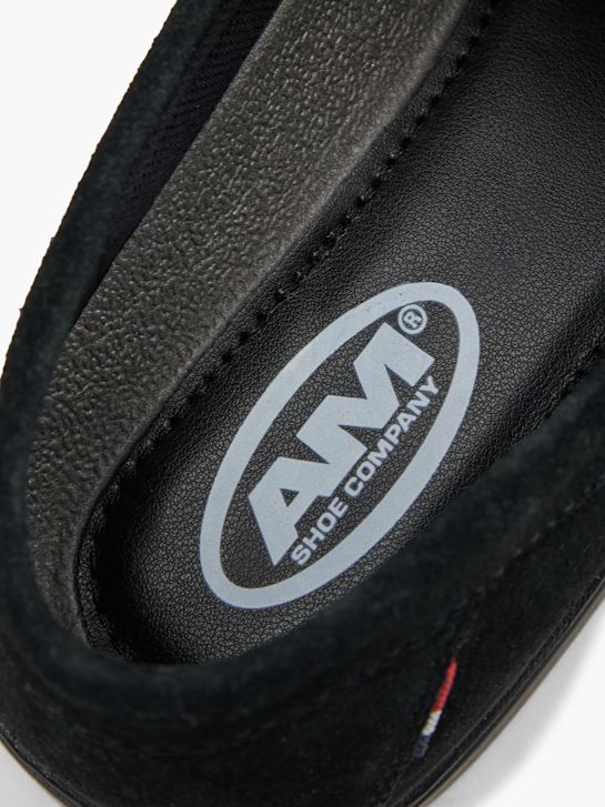 AM SHOE Loaferi Negru 123344 5