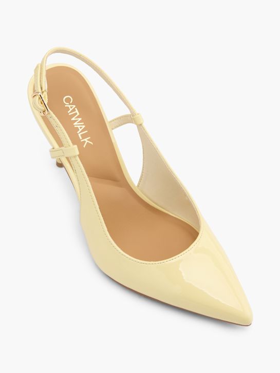 Catwalk Slingback salonke Žuta 123428 2