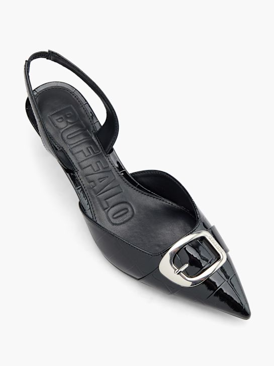 Buffalo Slingback pump Svart 123487 2