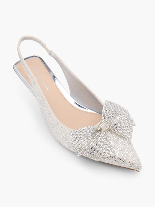 Bridgerton Slingback pump Silver 123545 2