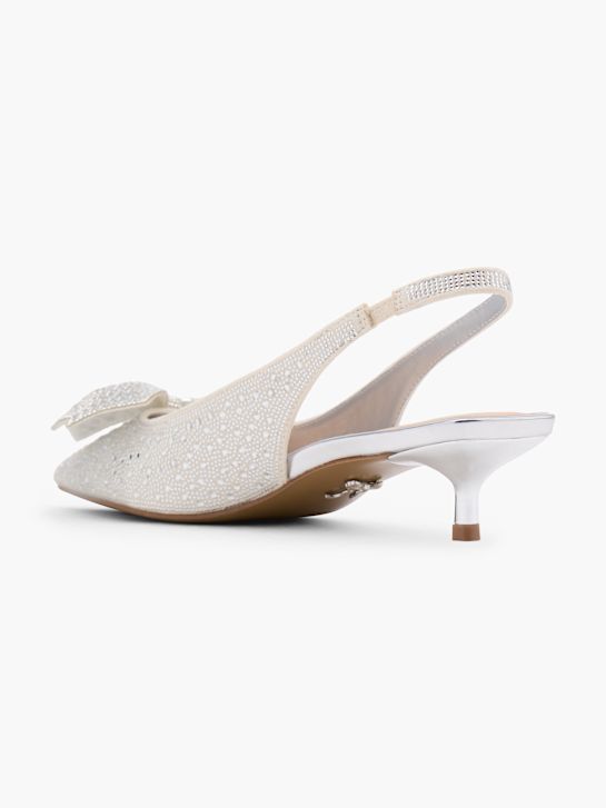 Bridgerton Slingback pump Silver 123545 3