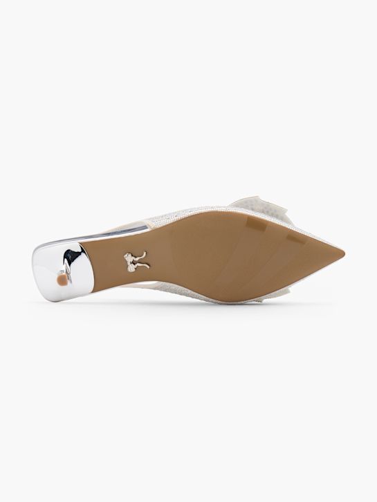 Bridgerton Slingback pump Silver 123545 4