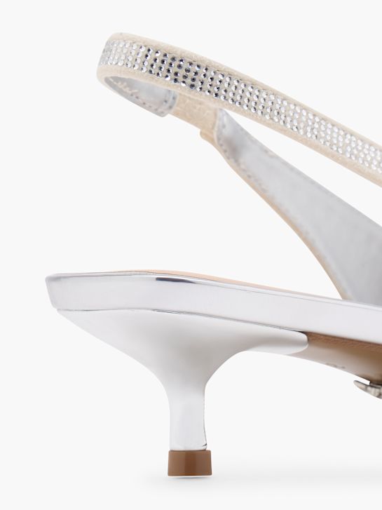 Bridgerton Slingback pump Silver 123545 6