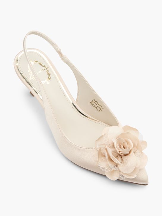 Bridgerton Pantofi sling Șampanie 123547 2