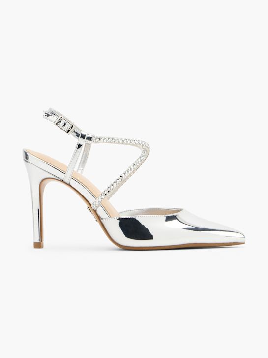 Bridgerton Sapato de salto com fivela Prata 123549 1