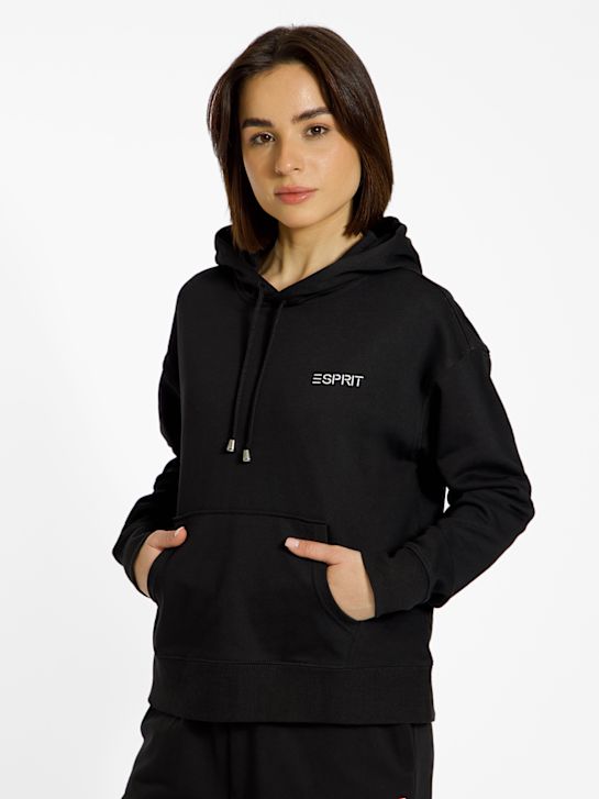 ESPRIT Sweat à capuche Noir 124040 1