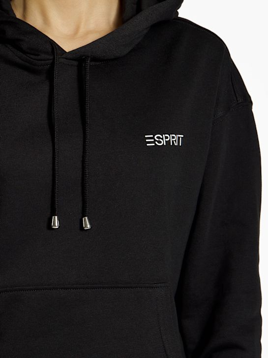 ESPRIT Sweat à capuche Noir 124040 7