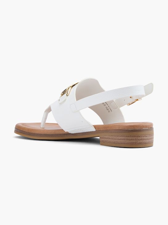 ESPRIT Sandále s oddeľovačom prstov Biela 124144 3