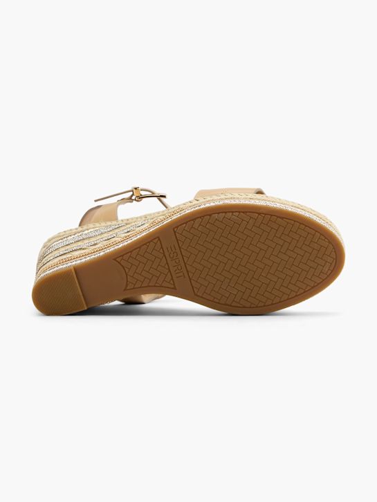 ESPRIT Сандали с ток Бежов 124139 4