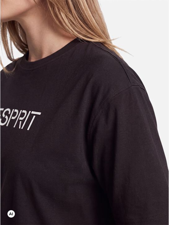 ESPRIT Tee-shirt Noir 124125 4