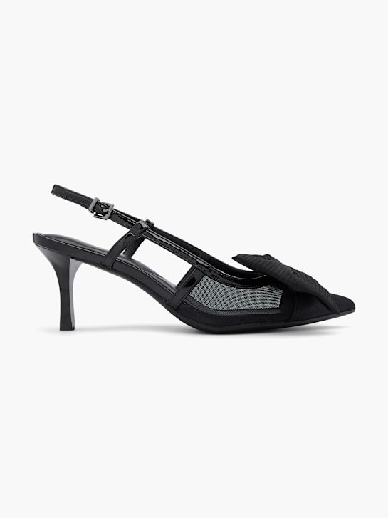 Catwalk Décolleté con cinturino Nero 124146 1