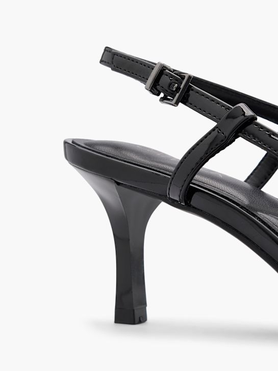 Catwalk Slingback pump Svart 124146 6