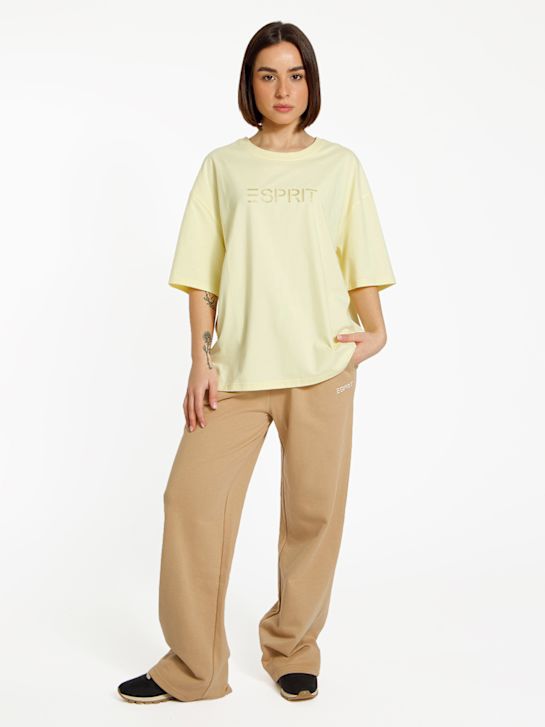 ESPRIT Tee-shirt Jaune 124131 2