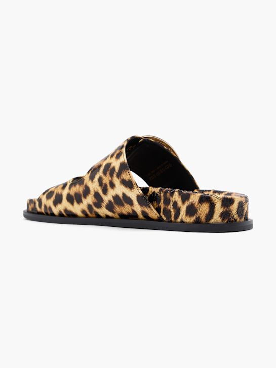 Buffalo Tieffuß Pantolette Braun 124200 3