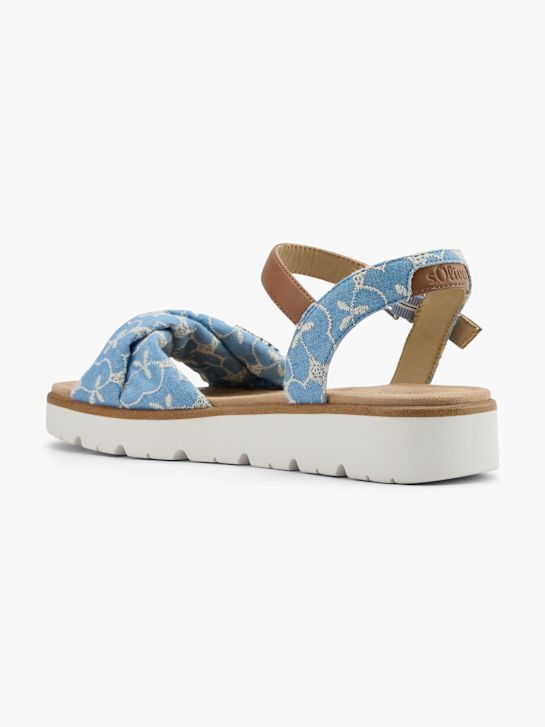 s.Oliver Sandale Blau 124241 3