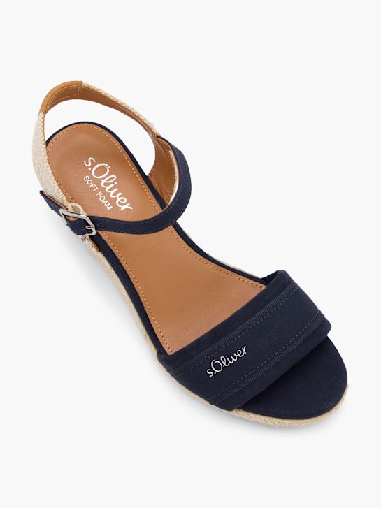 s.Oliver Sandales à talons Bleu 124240 2