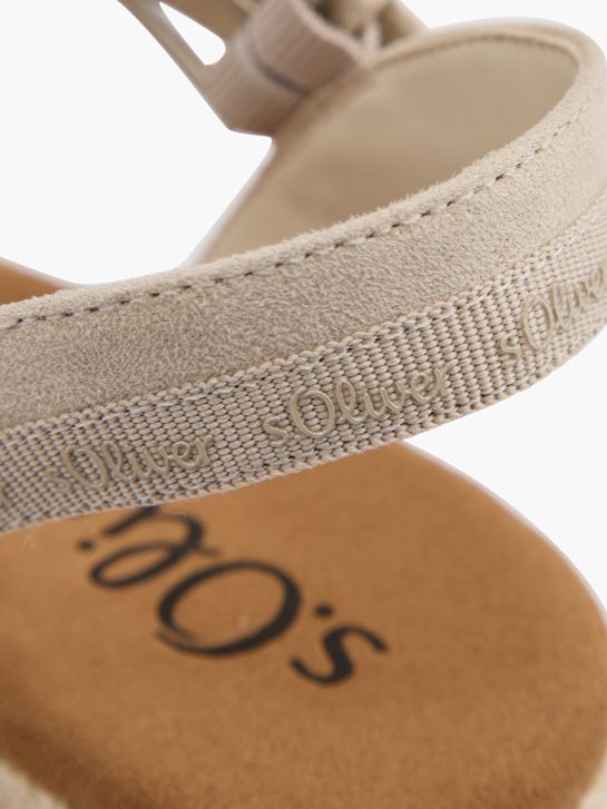 s.Oliver Sandalo con tacco Beige 124239 5