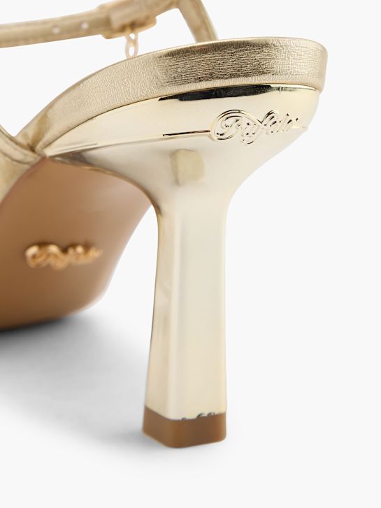 Buffalo Högklackad sandal Guld 124250 5