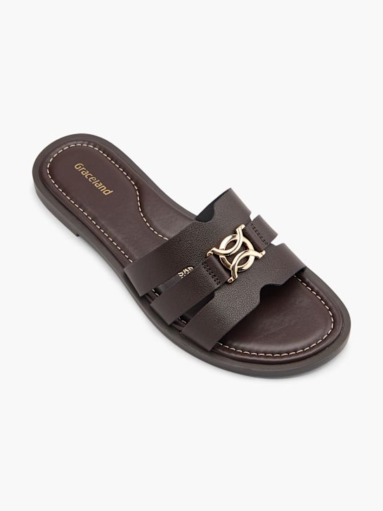 Graceland Slip in sandal Brun 124296 2