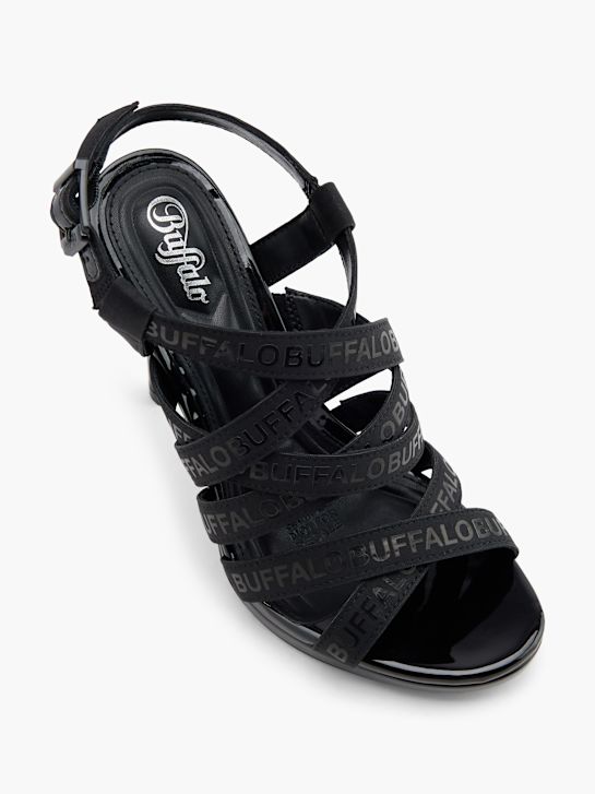 Buffalo Sandale cu toc Negru 124268 2