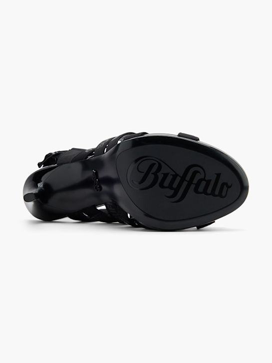 Buffalo Sandale cu toc Negru 124268 4
