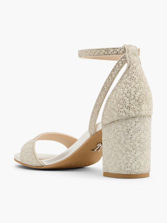 Bridgerton Sandales à talons Blanc cassé 124281 3